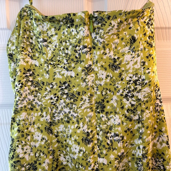 NWOT Cinq a Sept Green Guinevere Silk Strapless Midi Dress SZ 2 - Picture 7 of 7